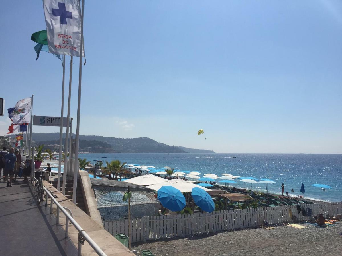 Beachfront Apartment Promenade Des Anglais Nice Eksteriør billede
