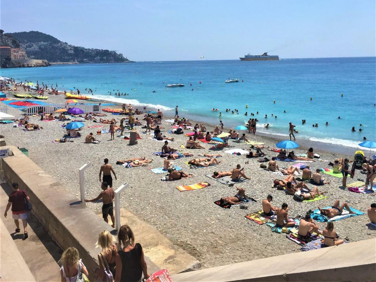 Beachfront Apartment Promenade Des Anglais Nice Eksteriør billede
